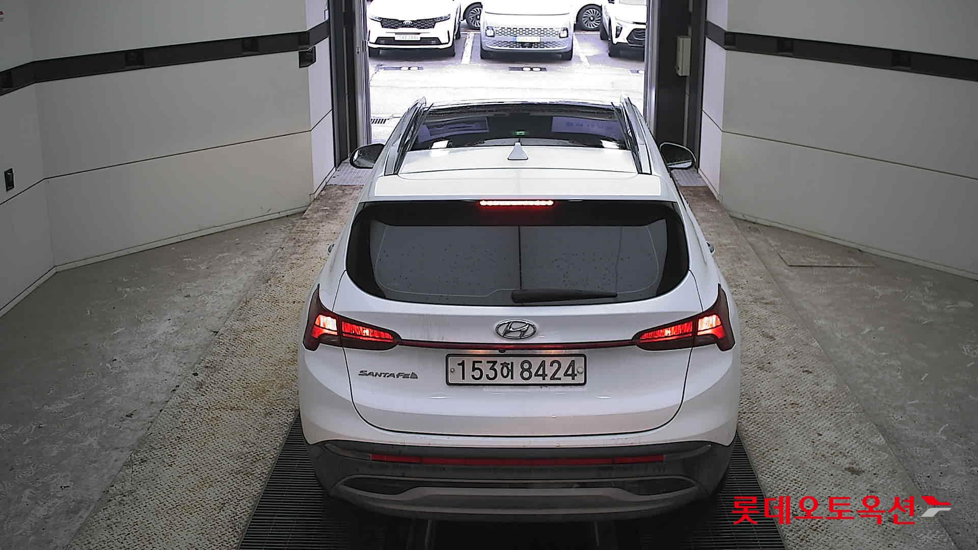 Hyundai Santa Fe 2021 White cream (optional) из Кореи, фото 5