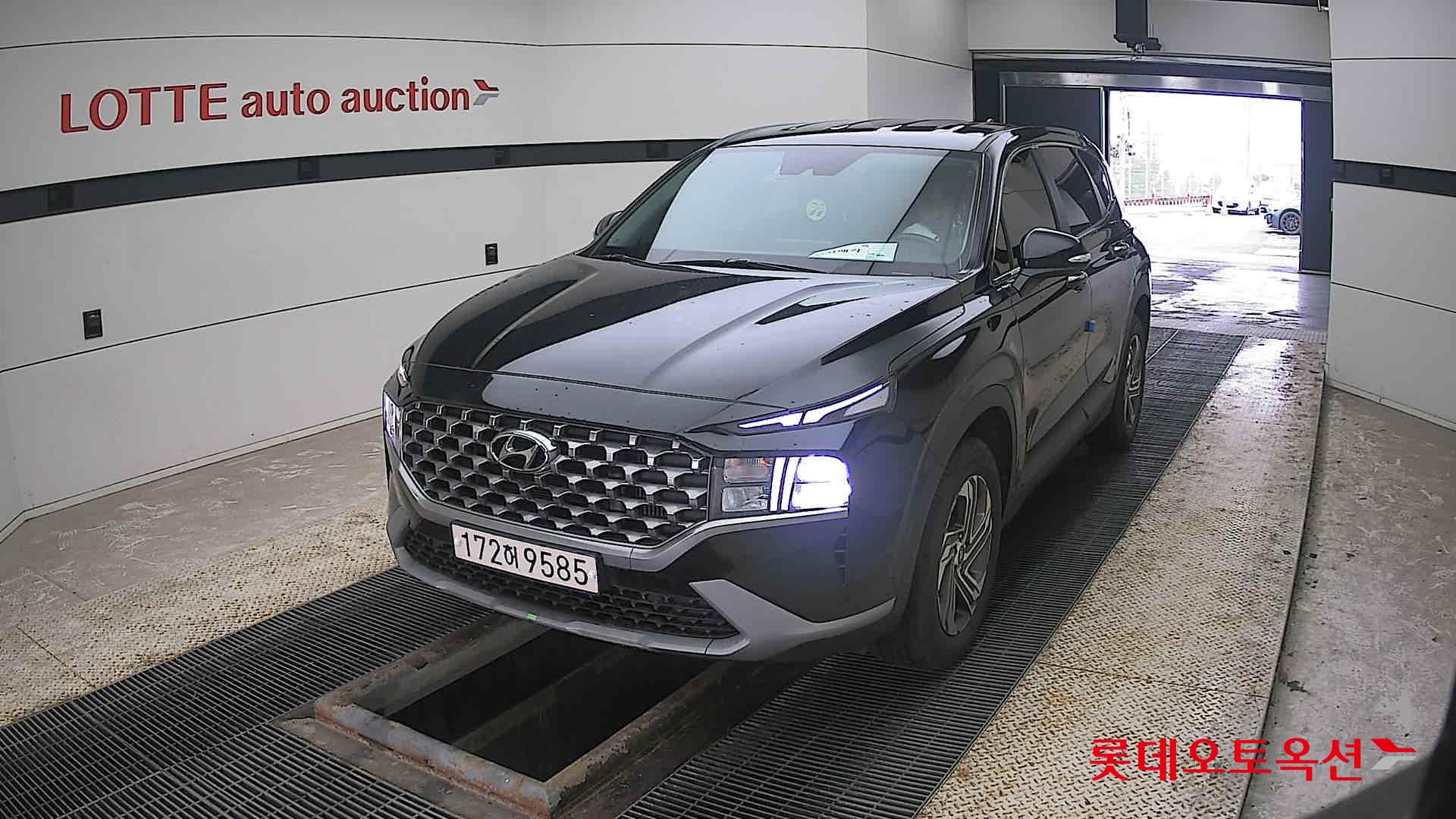 Hyundai Santa Fe 2023 Abyss Black Pearl из Кореи