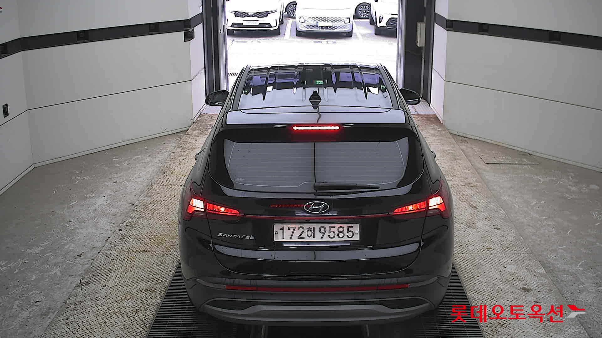 Hyundai Santa Fe 2023 Abyss Black Pearl из Кореи, фото 5