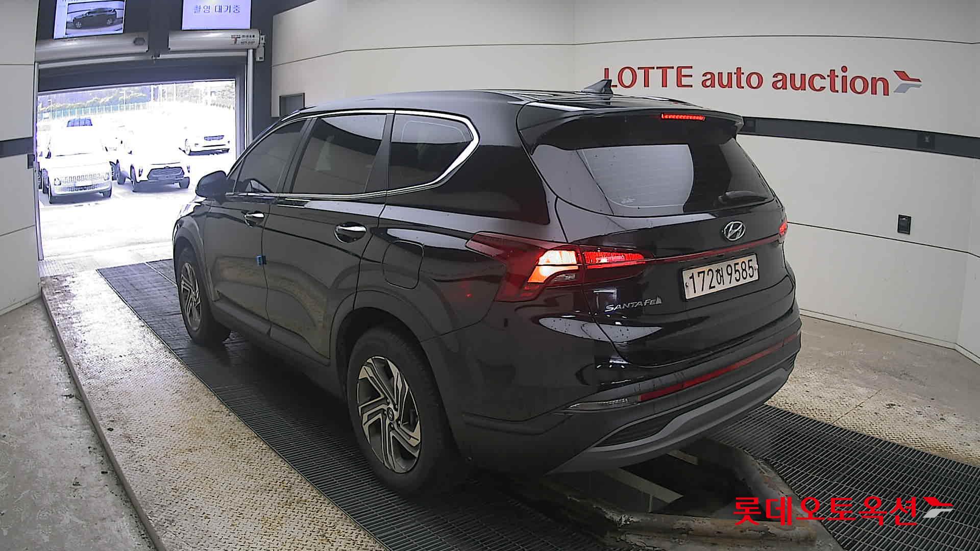Hyundai Santa Fe 2023 Abyss Black Pearl из Кореи, фото 6