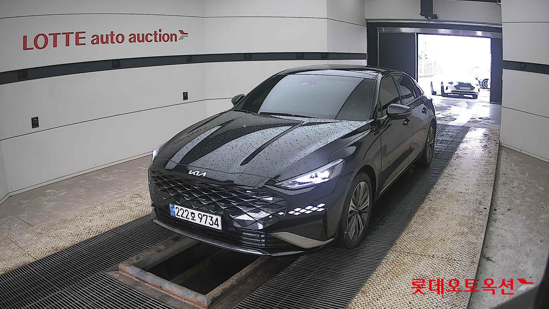 Kia K8 Hybrid 2024 Aurora Black Pearl из Кореи