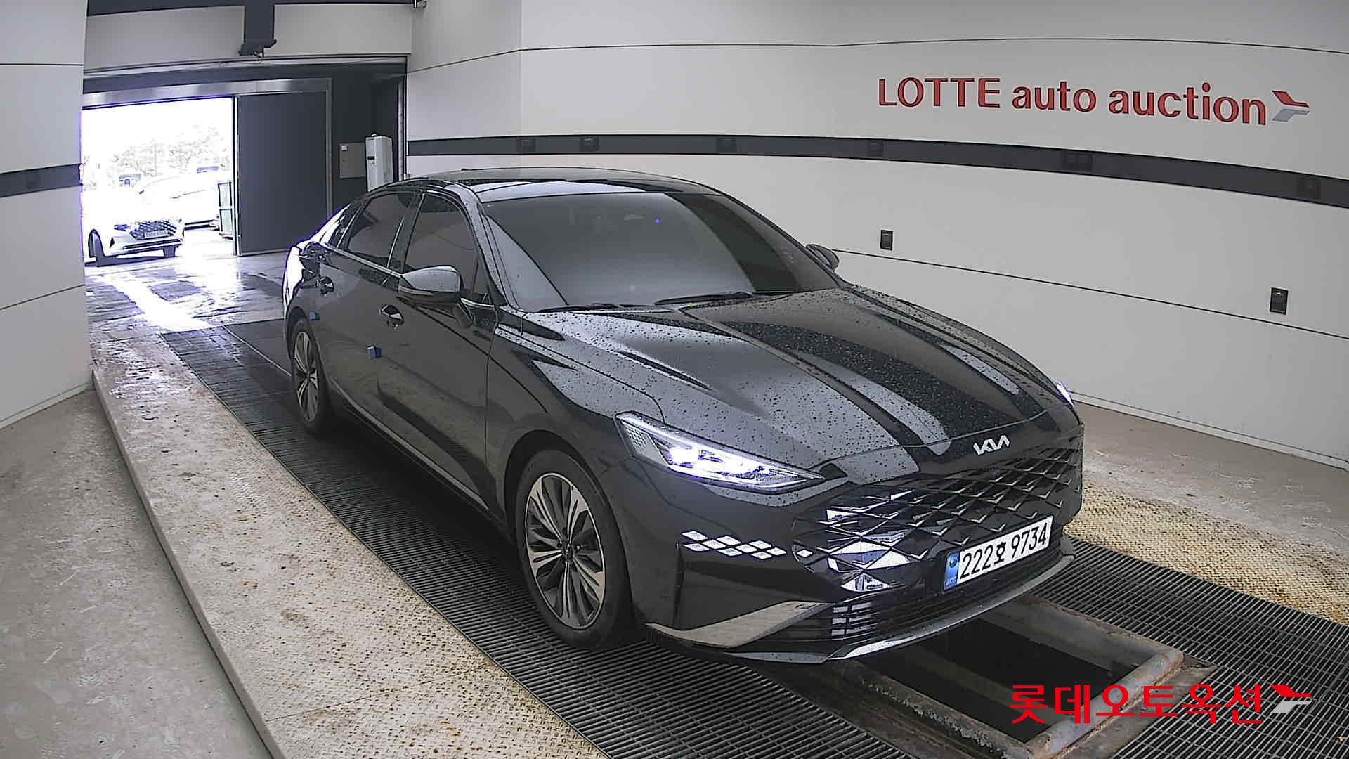 Kia K8 Hybrid 2024 Aurora Black Pearl из Кореи, фото 2