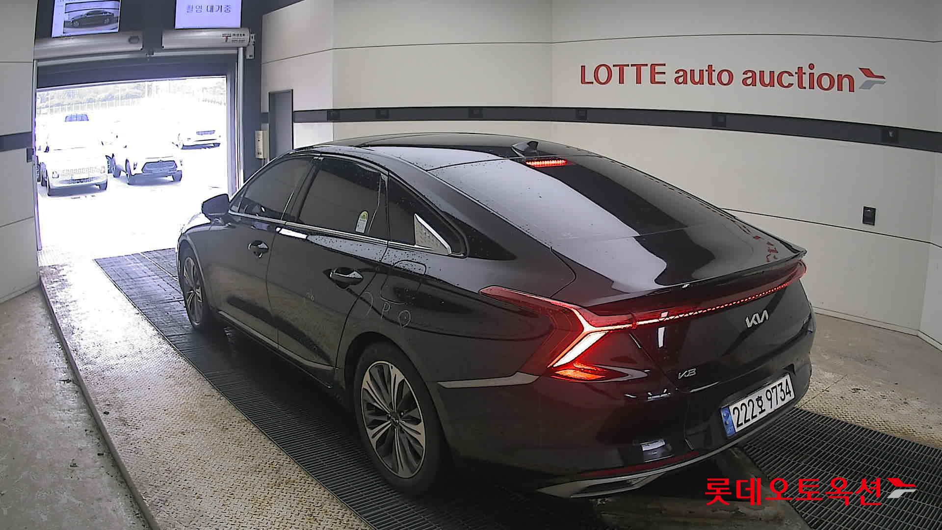 Kia K8 Hybrid 2024 Aurora Black Pearl из Кореи, фото 6