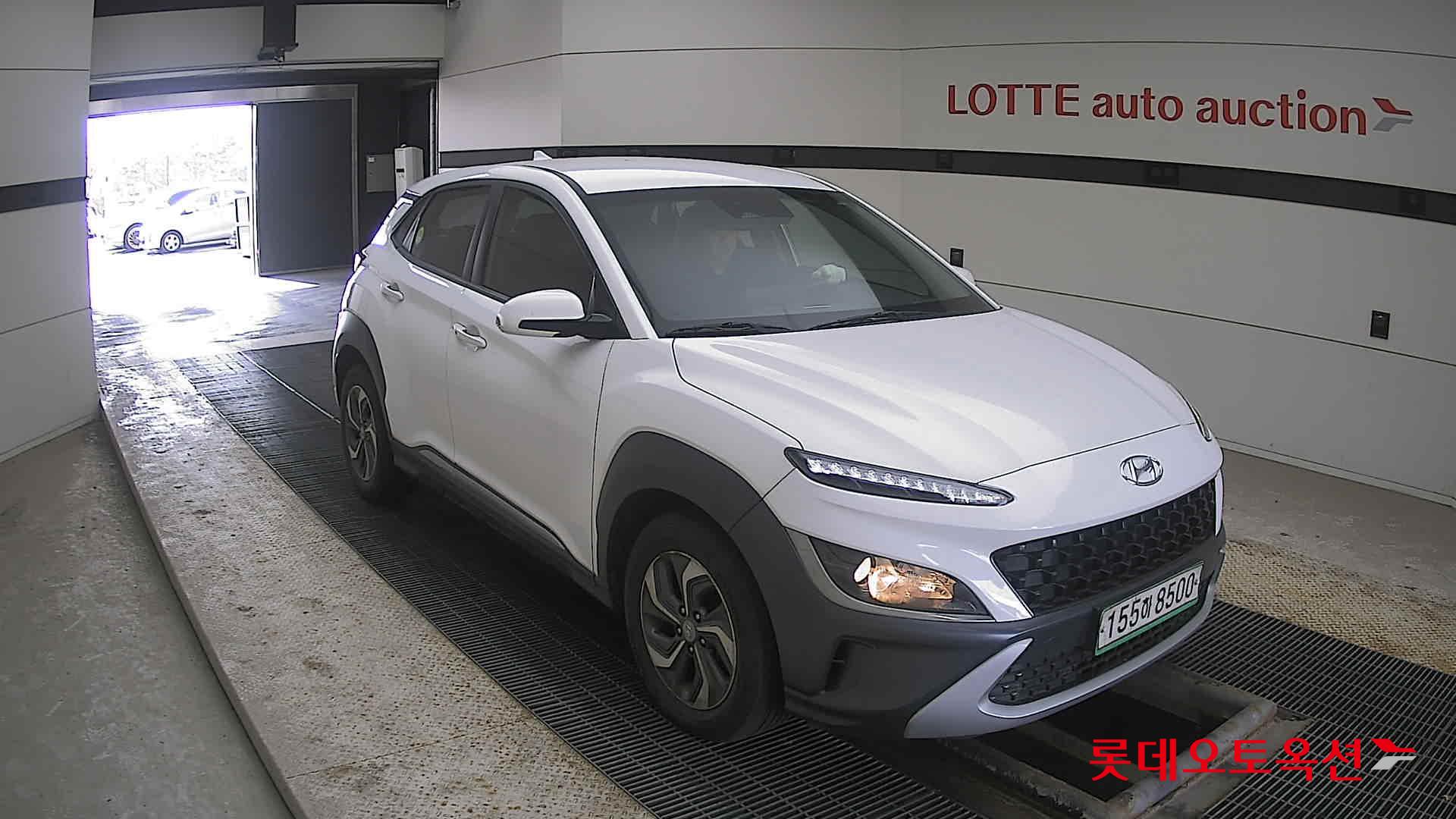 Hyundai Kona Hybrid 2022 Atlas White из Кореи, фото 2