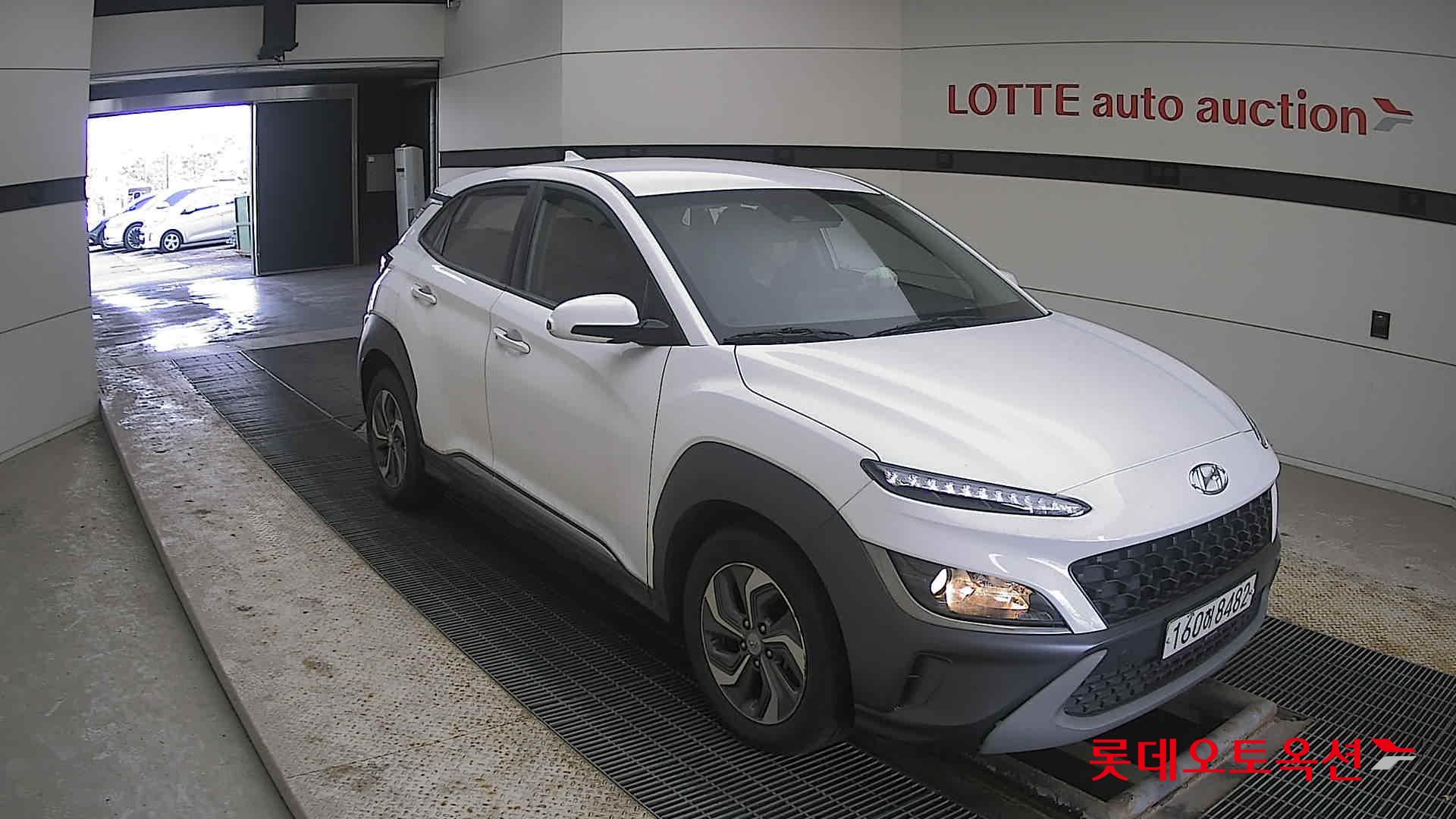 Hyundai Kona Hybrid 2021 Atlas White из Кореи, фото 2