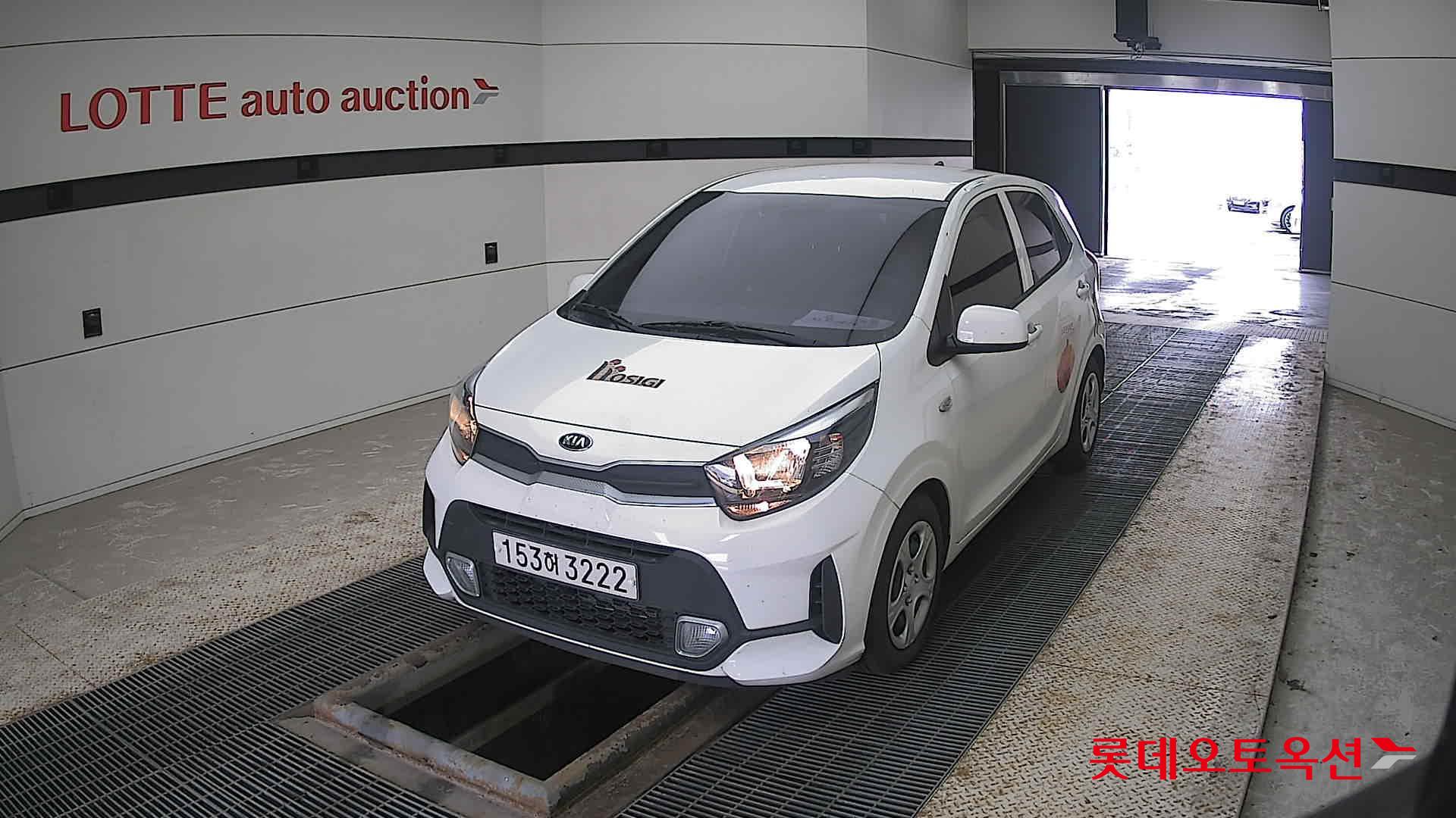 Kia Morning 2021 Clear White из Кореи