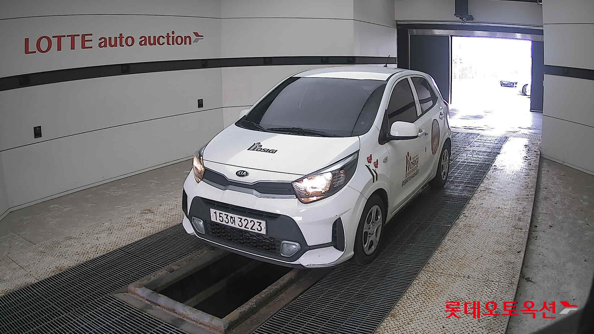 Kia Morning 2021 Clear White из Кореи