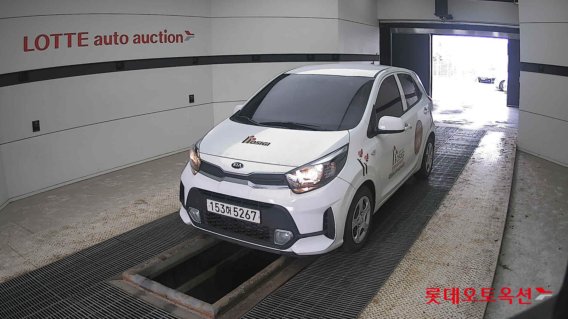 Kia Morning 2021 Clear White из Кореи