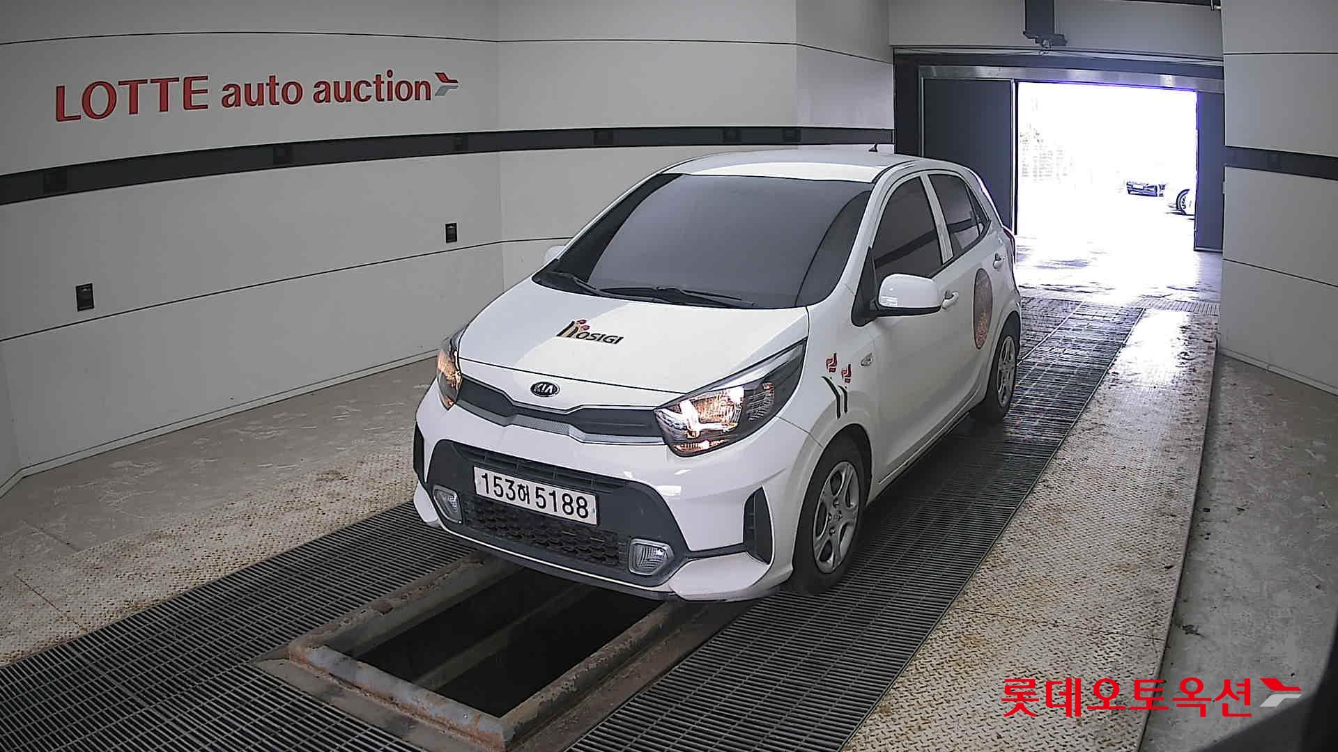 Kia Morning 2021 Clear White из Кореи