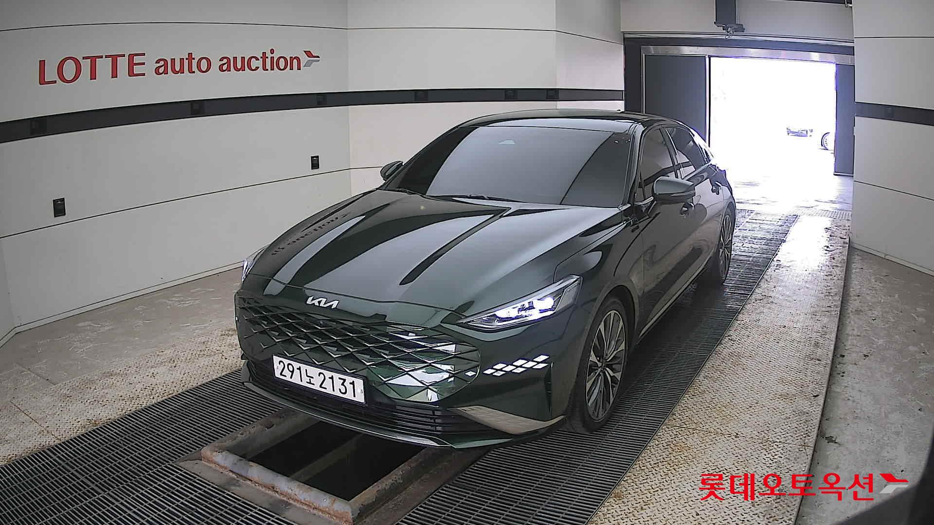 Kia K8 2022 Deep Forest Green из Кореи