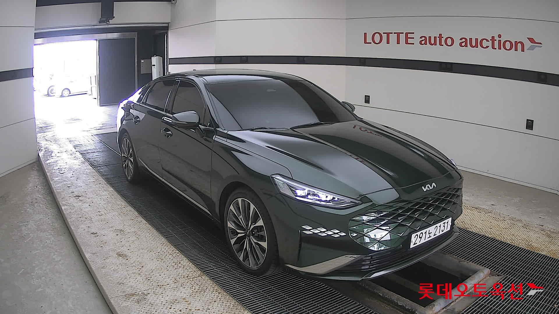 Kia K8 2022 Deep Forest Green из Кореи, фото 2