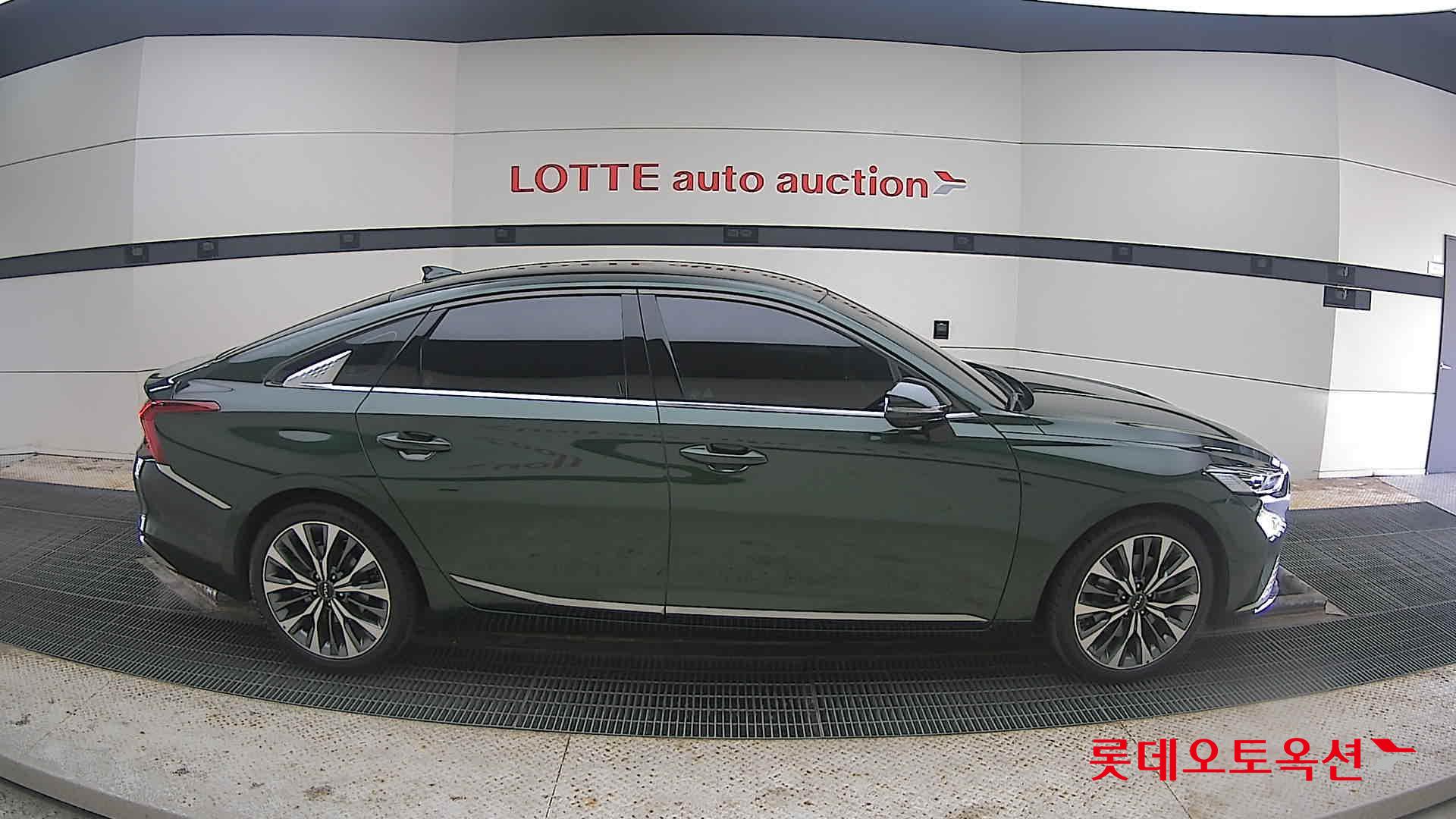 Kia K8 2022 Deep Forest Green из Кореи, фото 3