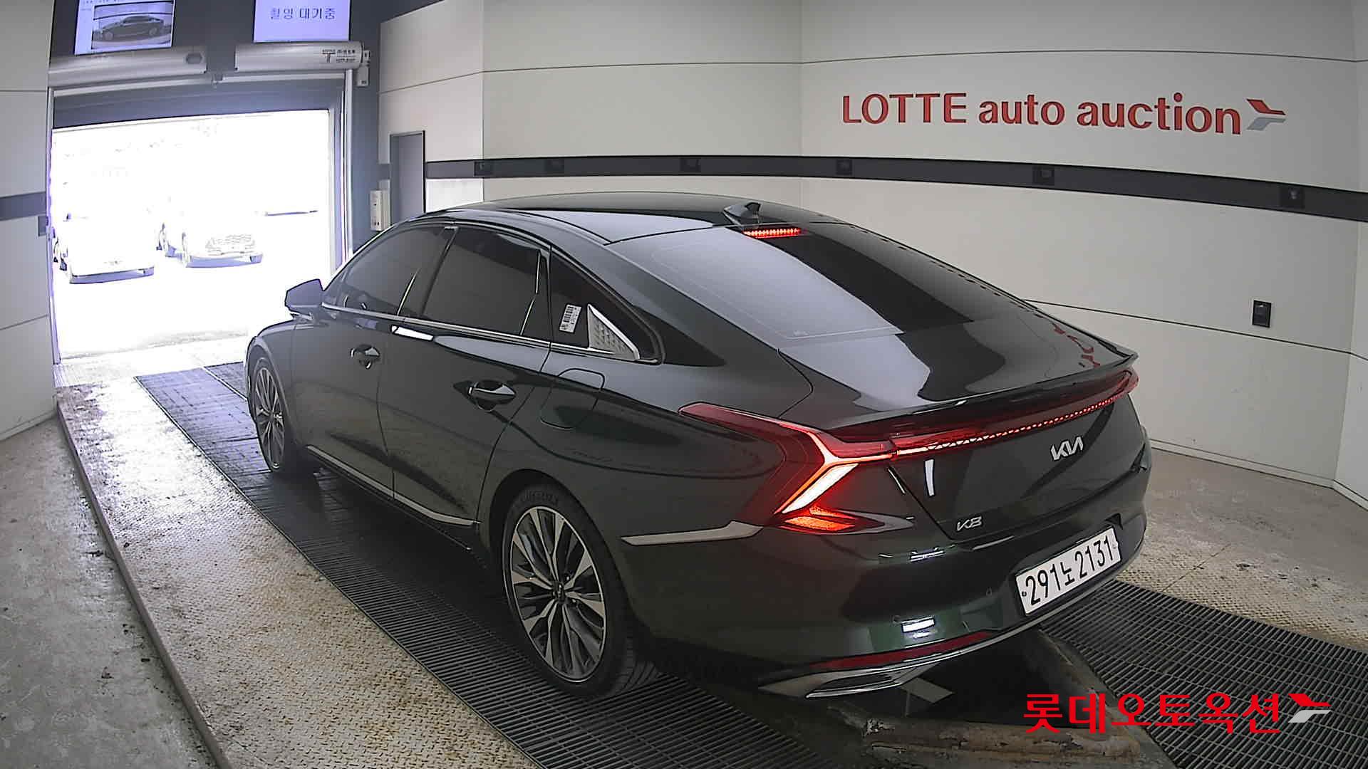 Kia K8 2022 Deep Forest Green из Кореи, фото 6