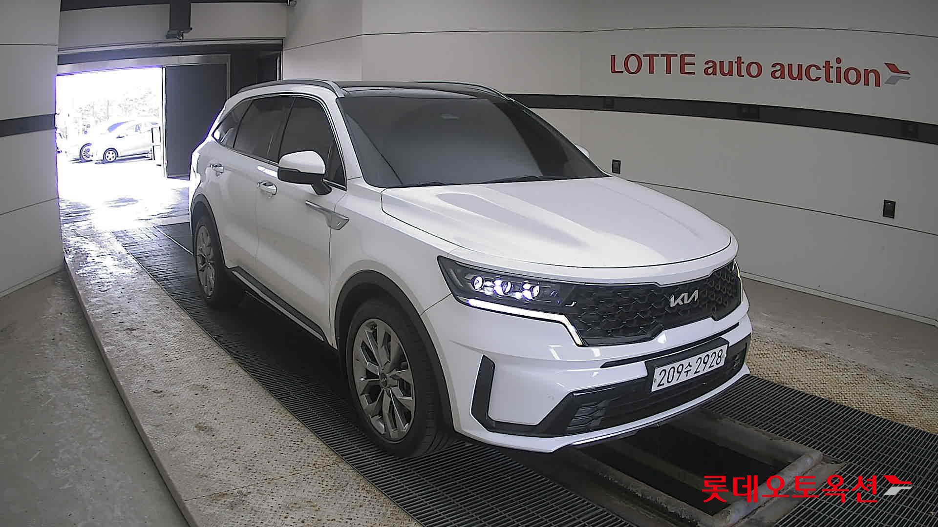 Kia Sorento 2022 Snow White Pearl (optional) из Кореи, фото 2