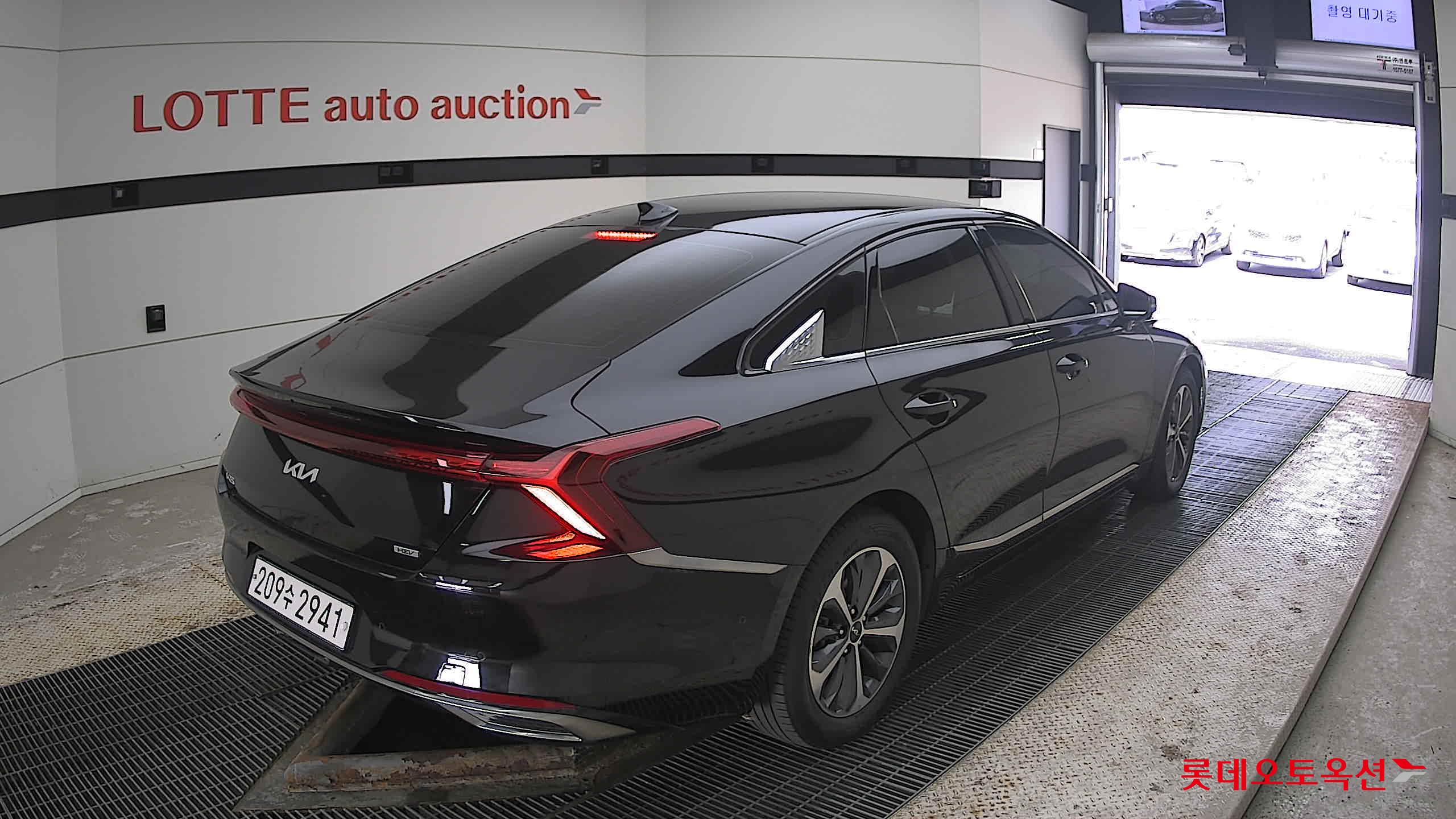 Kia K8 Hybrid 2022 Aurora Black Pearl из Кореи, фото 4