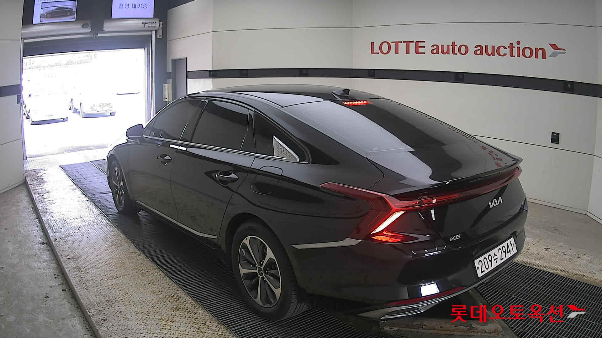 Kia K8 Hybrid 2022 Aurora Black Pearl из Кореи, фото 6