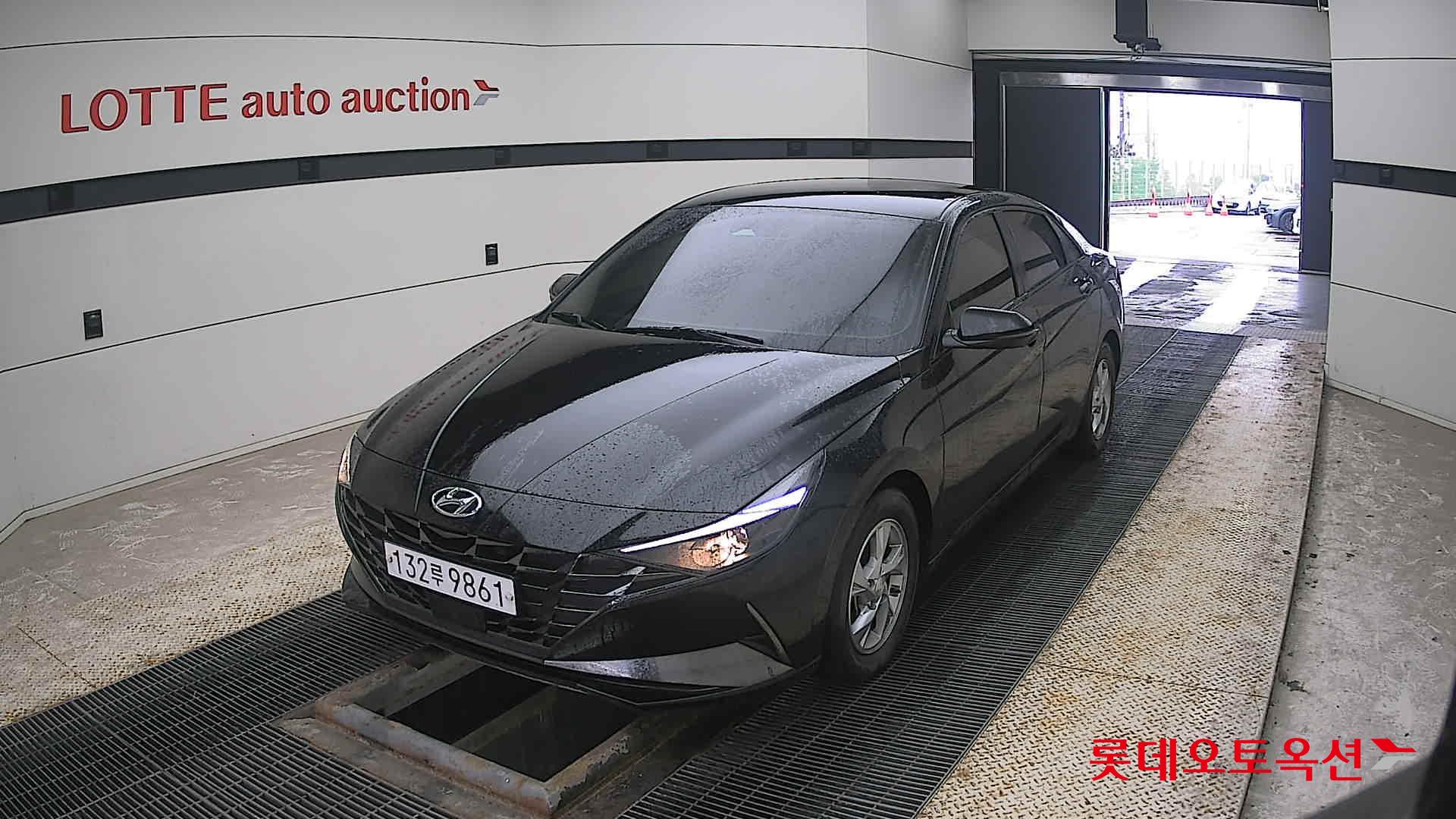 Hyundai Avante 2021 Черный из Кореи