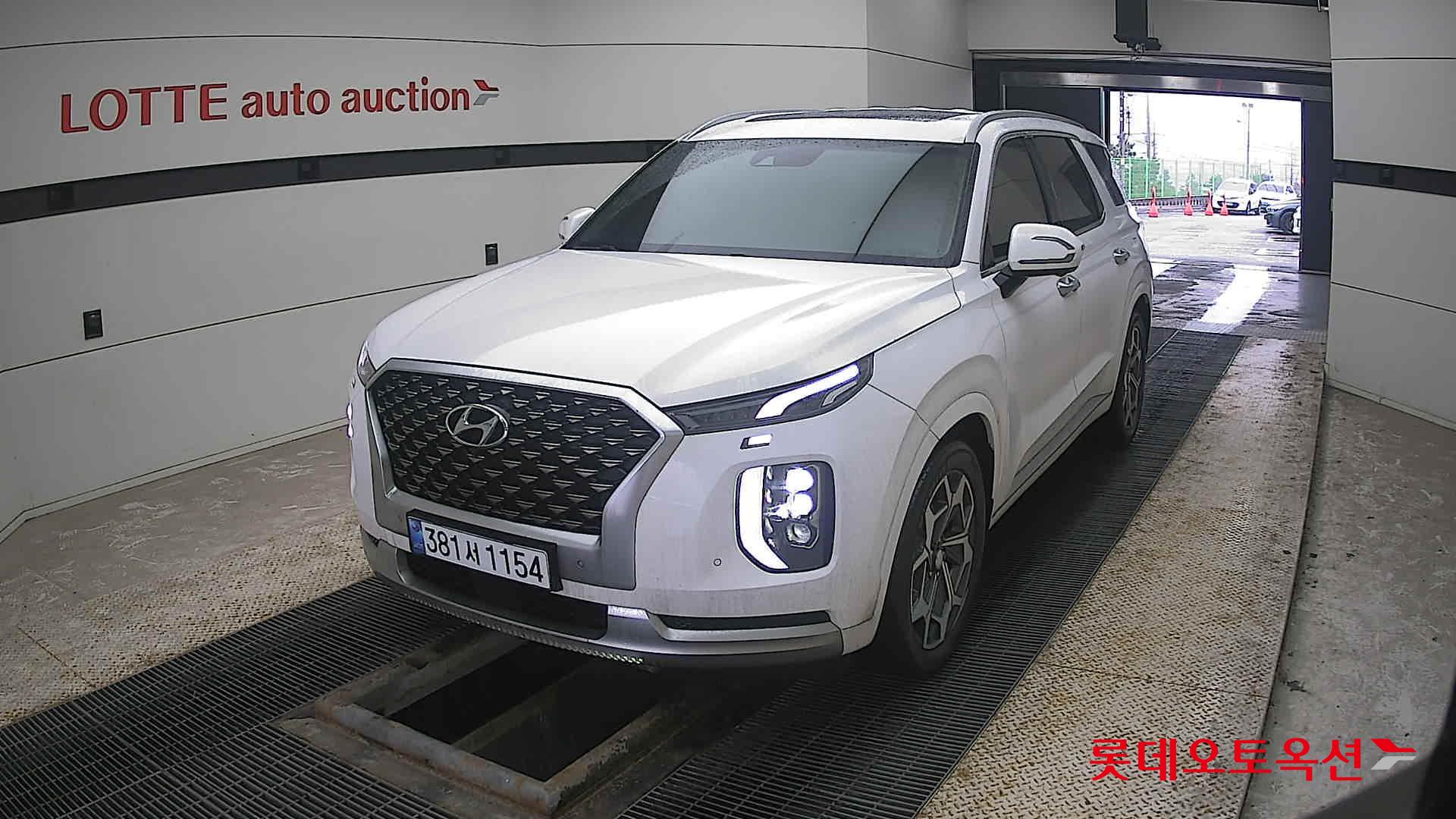 Hyundai Palisade 2021 Белый из Кореи