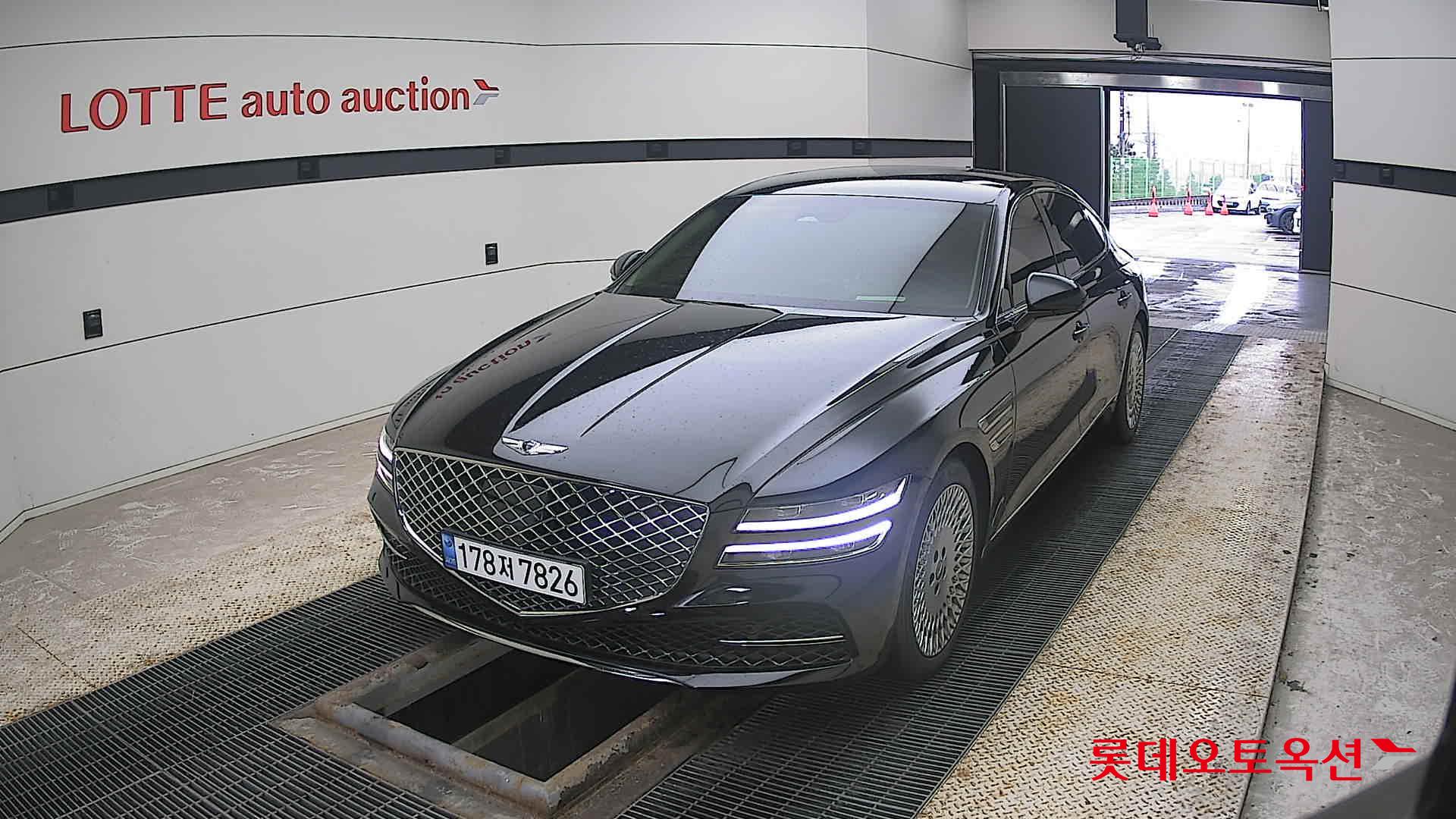 Hyundai G80 2022 Черный из Кореи