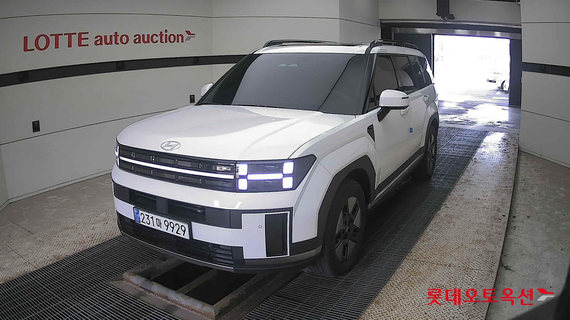 Hyundai Santa Fe Hybrid 2024 Белый из Кореи