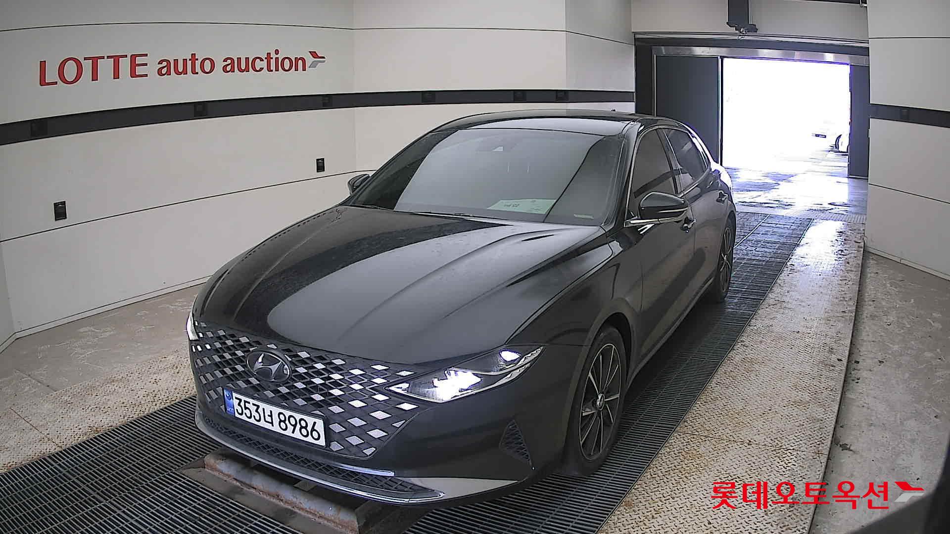 Hyundai Grandeur 2022 Черный из Кореи