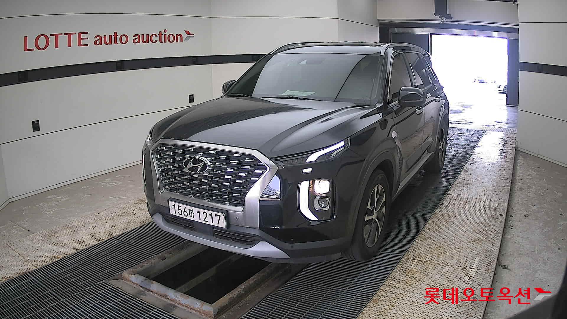 Hyundai Palisade 2022 Черный из Кореи