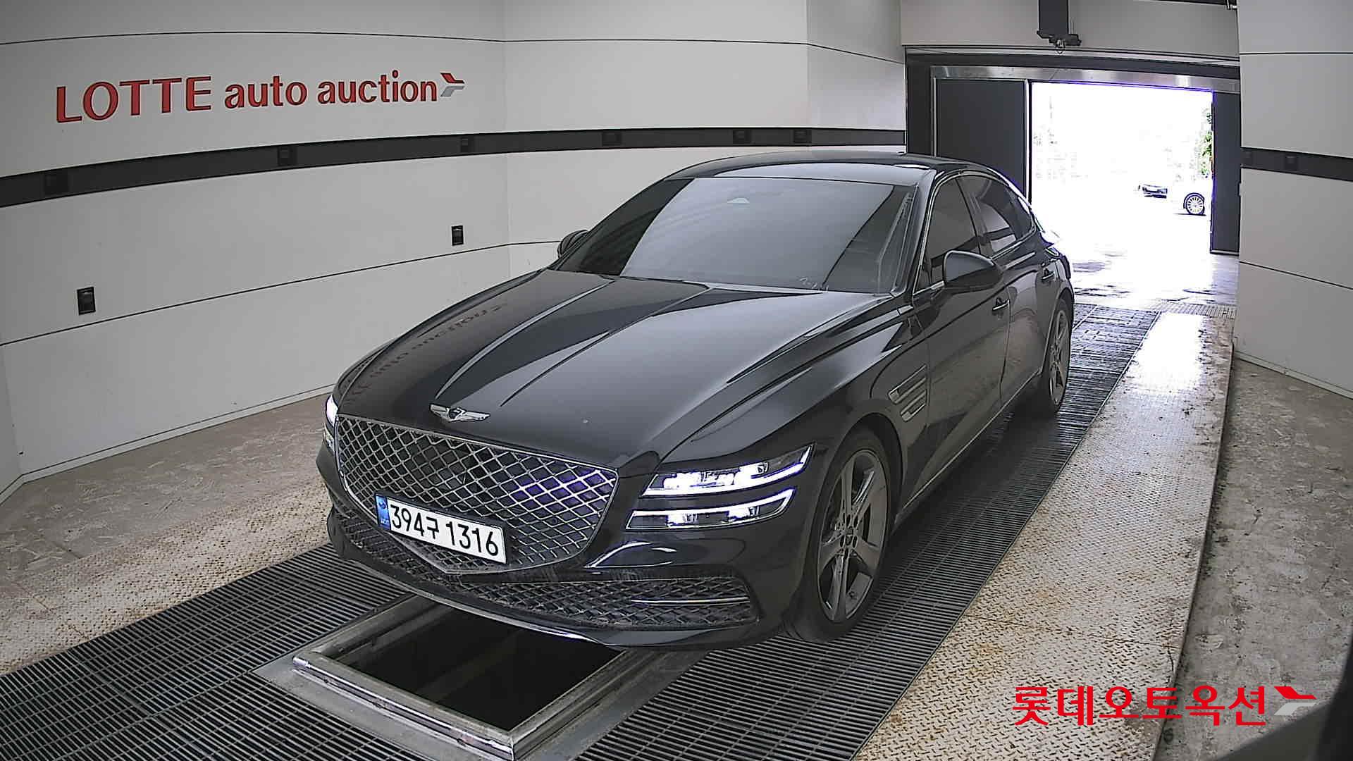 Hyundai G80 2022 Черный из Кореи