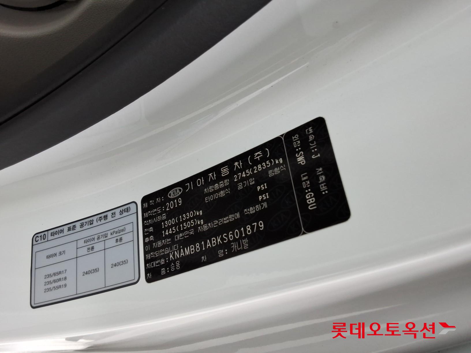 2019 - kia carnival