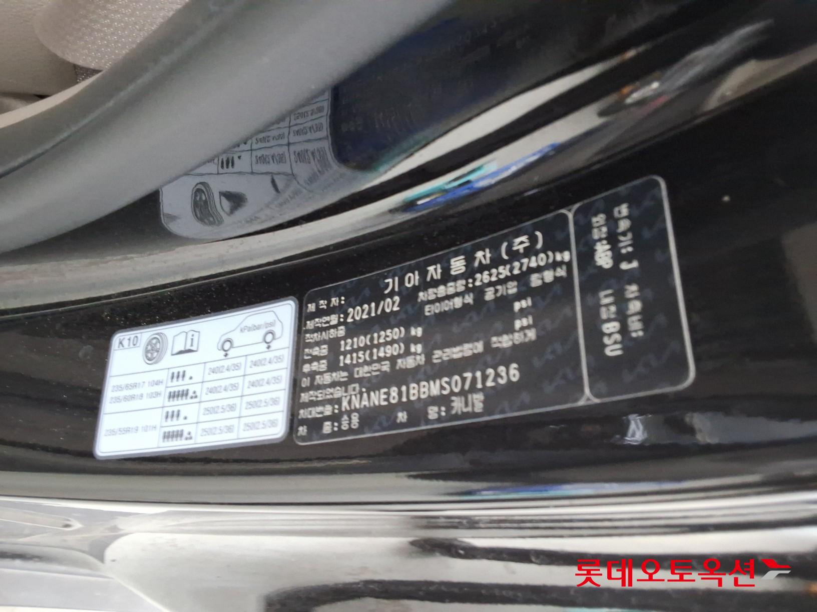 2021 - kia carnival