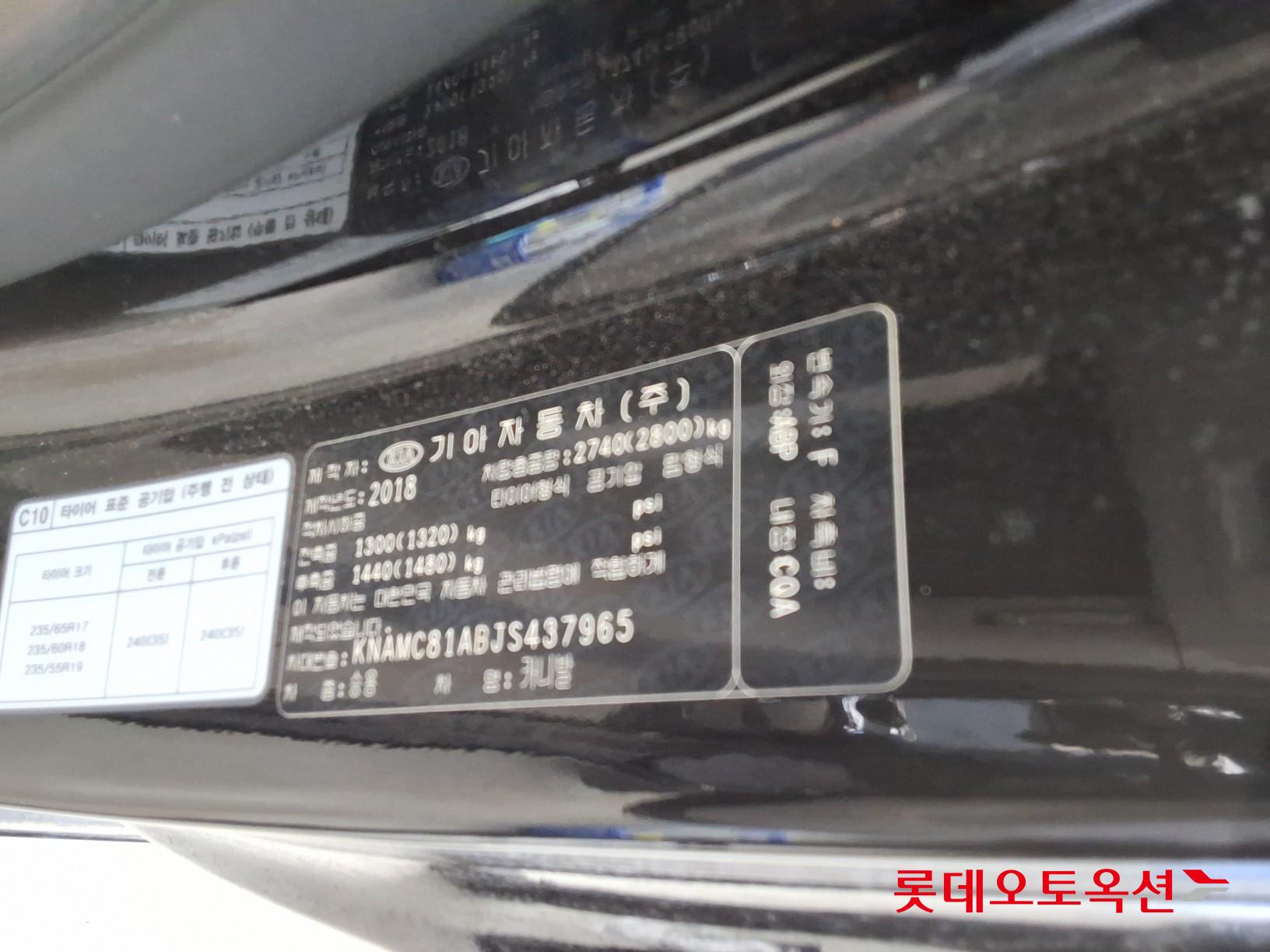 2018 - kia carnival