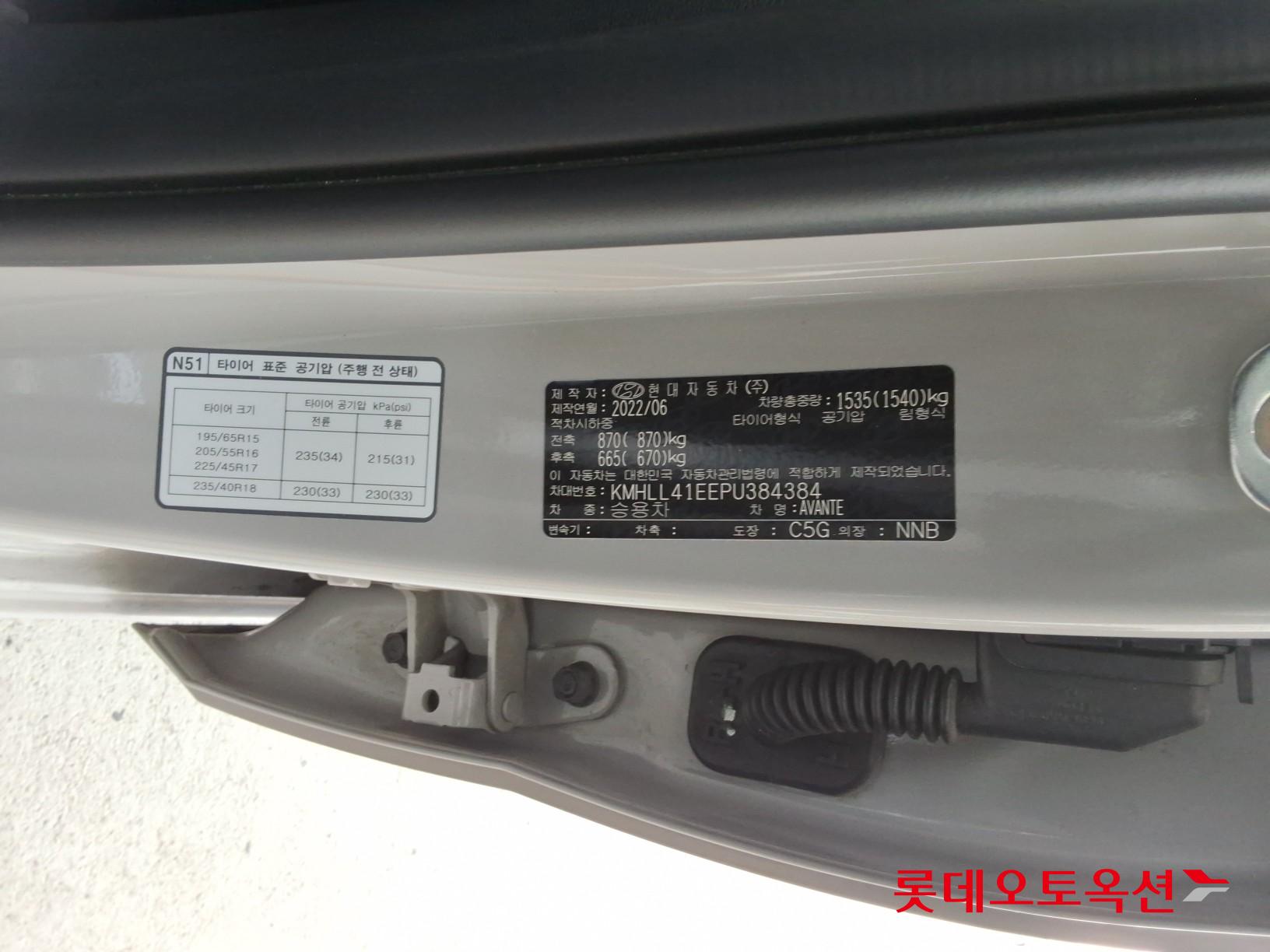 2023 - hyundai avante