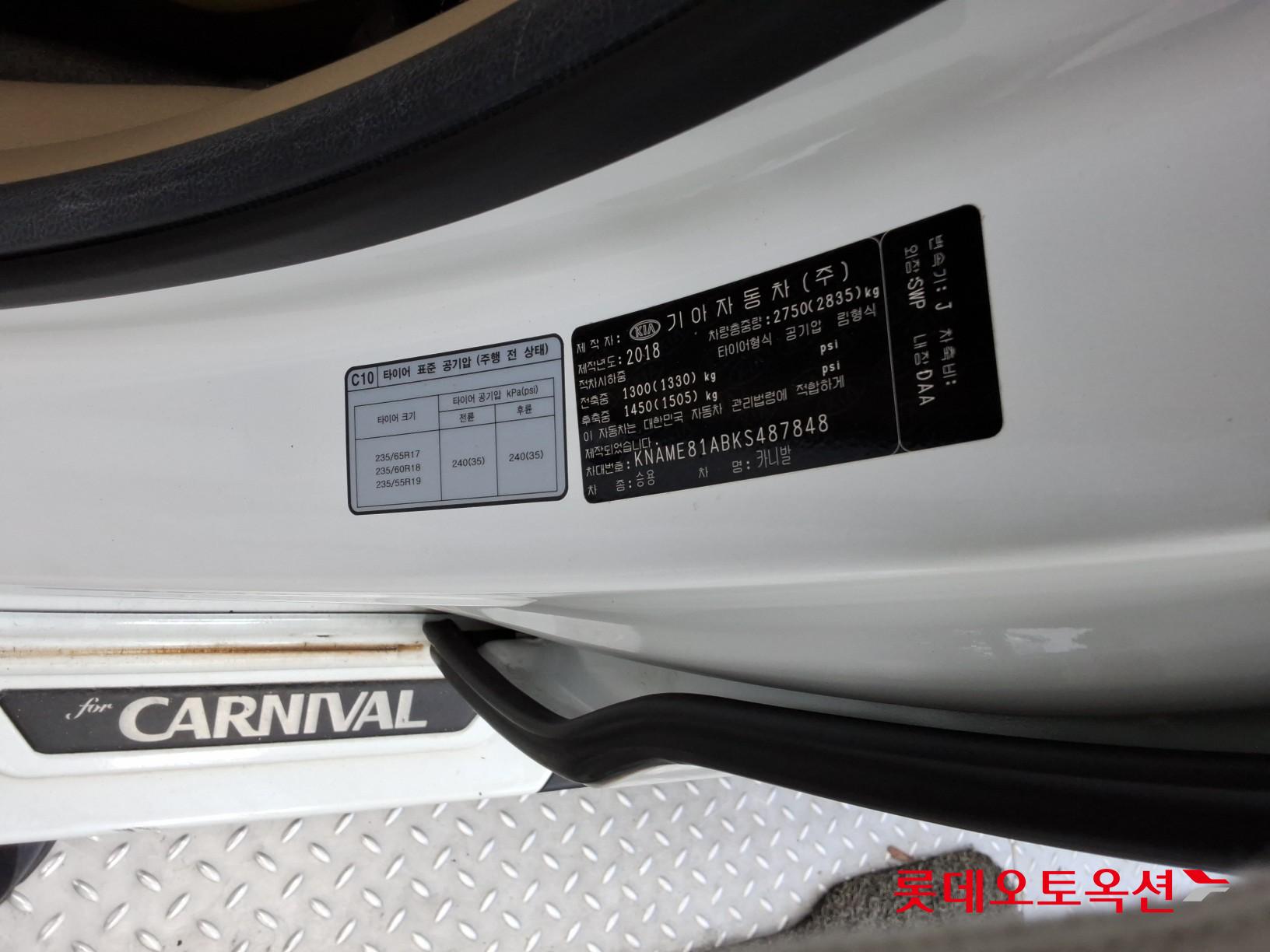 2019 - kia carnival
