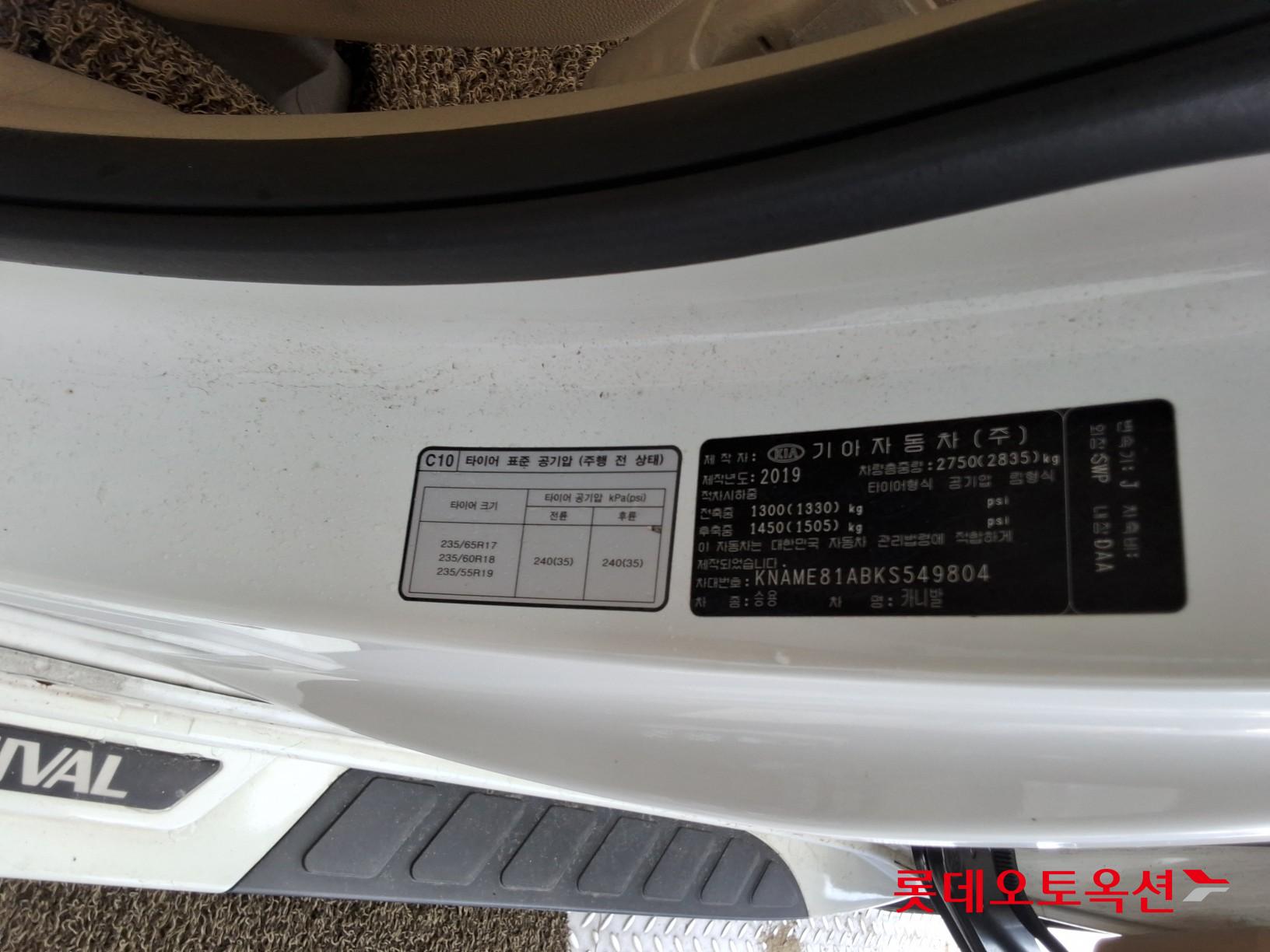 2019 - kia carnival