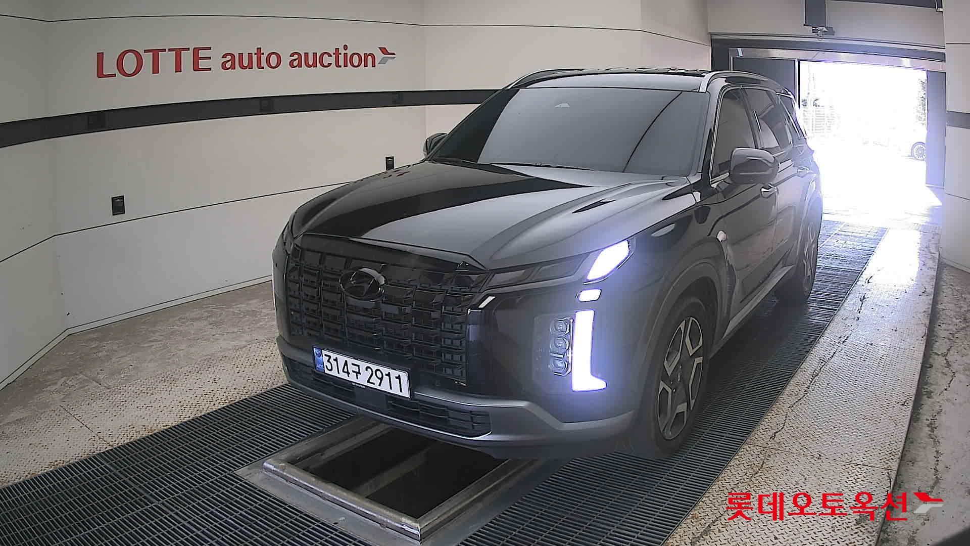 Hyundai Palisade 2024 Черный из Кореи
